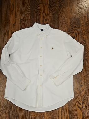 White Boys Ralph Lauren Oxford Shirt